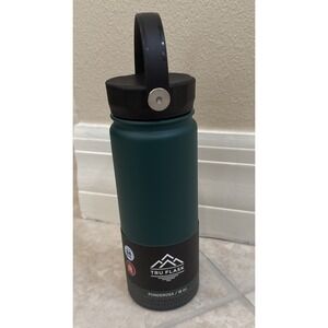 Tru Flask Insulated‎ Bottle 18 oz up 24 Hours Cold & 12 Hours Hot PBA Free Green
